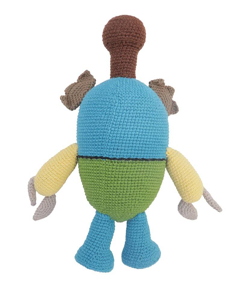 Amigurumi Cotton Crocheted Doll - CRABBOT - Fabric Junkies