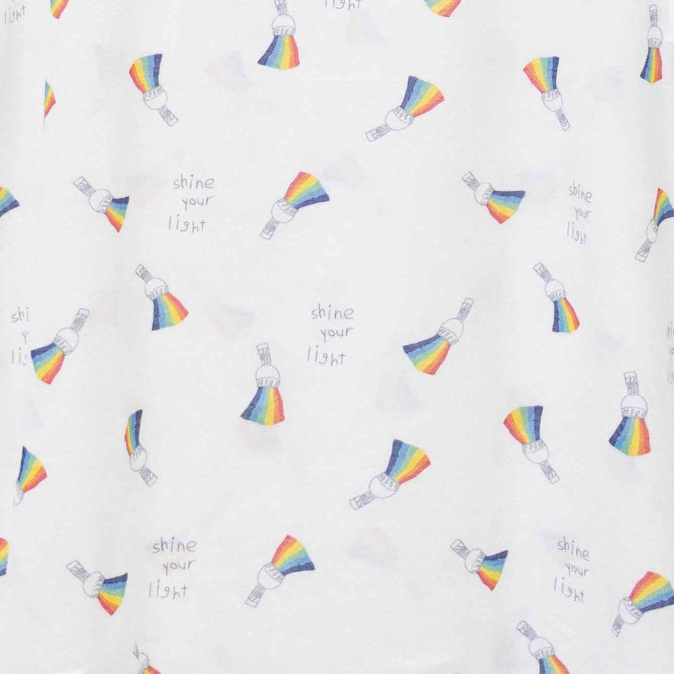 Organic Cotton Onesie / SHINE YOUR LIGHT - Fabric Junkies