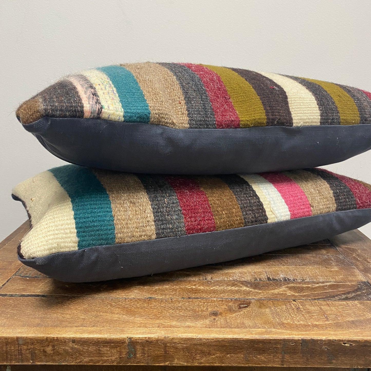 Vintage Turkish Kilim Pillows - SET OF STRIPES