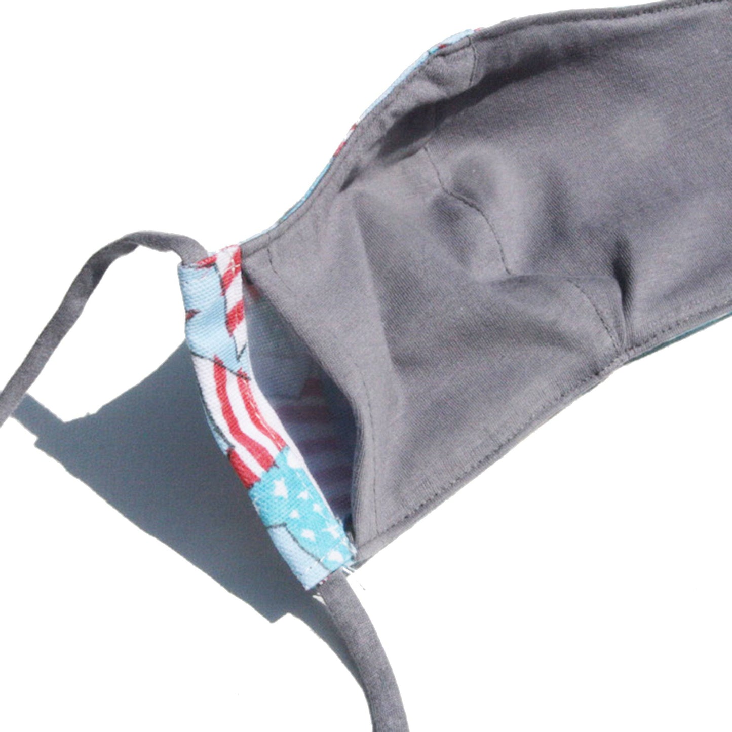 Toddler Face Mask American Stars Cotton Cloth Facemask - Fabric Junkies