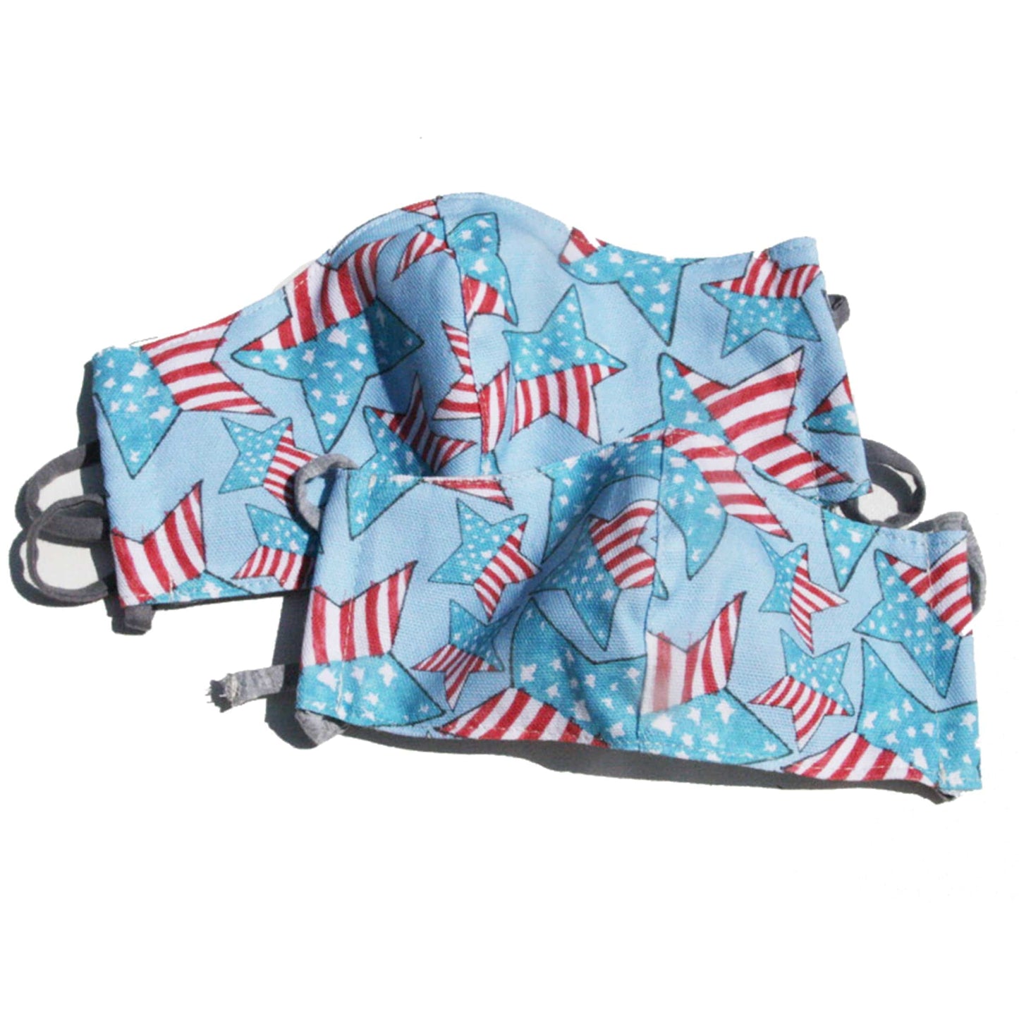 Toddler Face Mask American Stars Cotton Cloth Facemask - Fabric Junkies