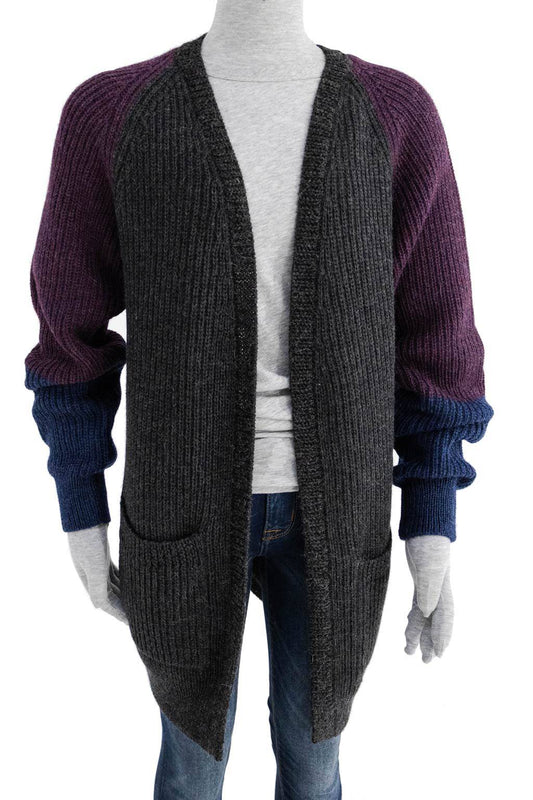 Alpaca Sweater Coat / AMETHYST - Fabric Junkies