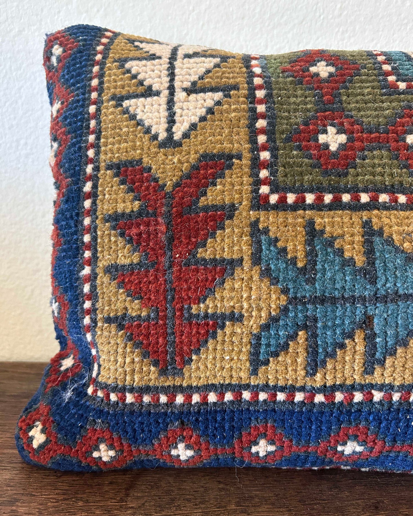 Vintage Turkish Kilim Pillow - ARROWS