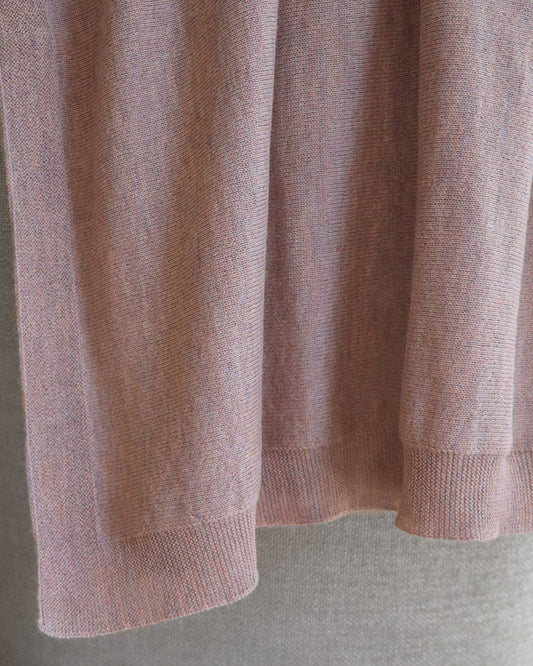 Lightweight Alpaca Blanket / BLUSH - Fabric Junkies