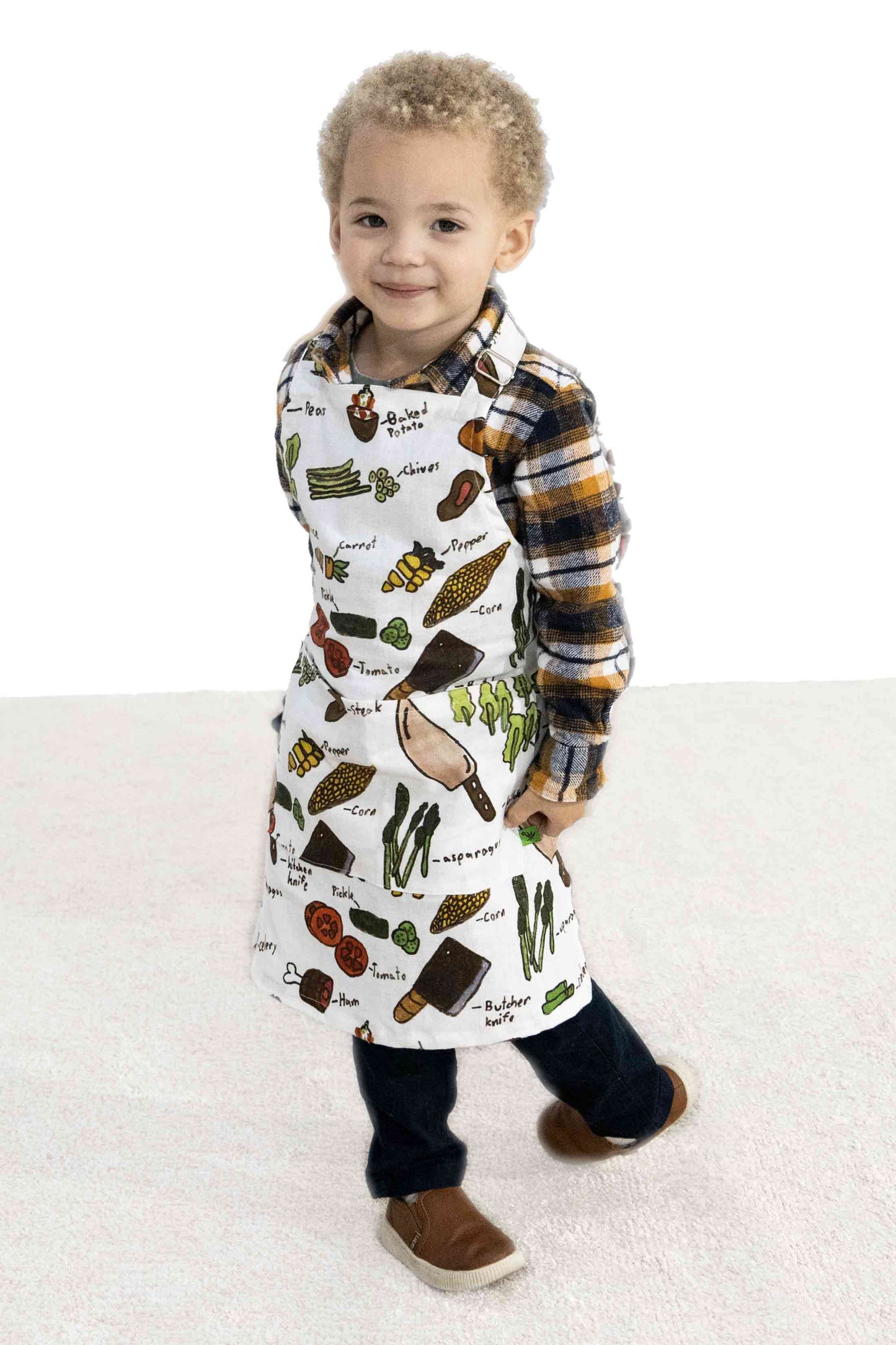 Cotton Linen Apron / CHEF - Fabric Junkies