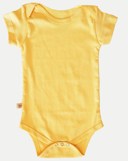 Pima Cotton Onesie / DAFFODIL - Fabric Junkies