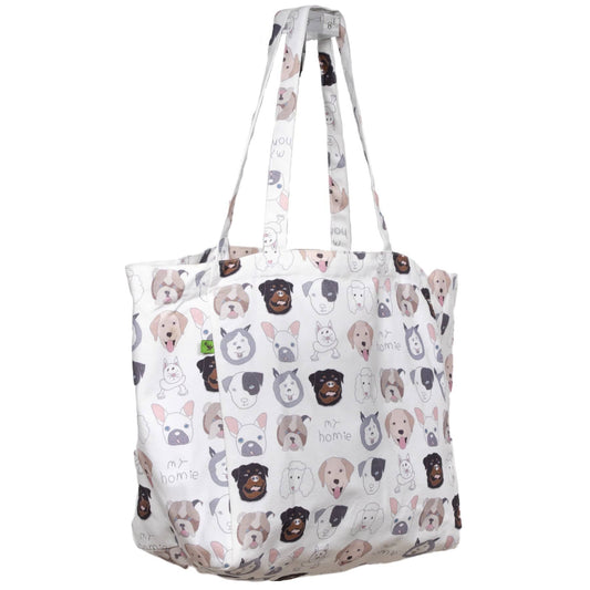 Canvas Tote Bag - MY HOMIES - Fabric Junkies
