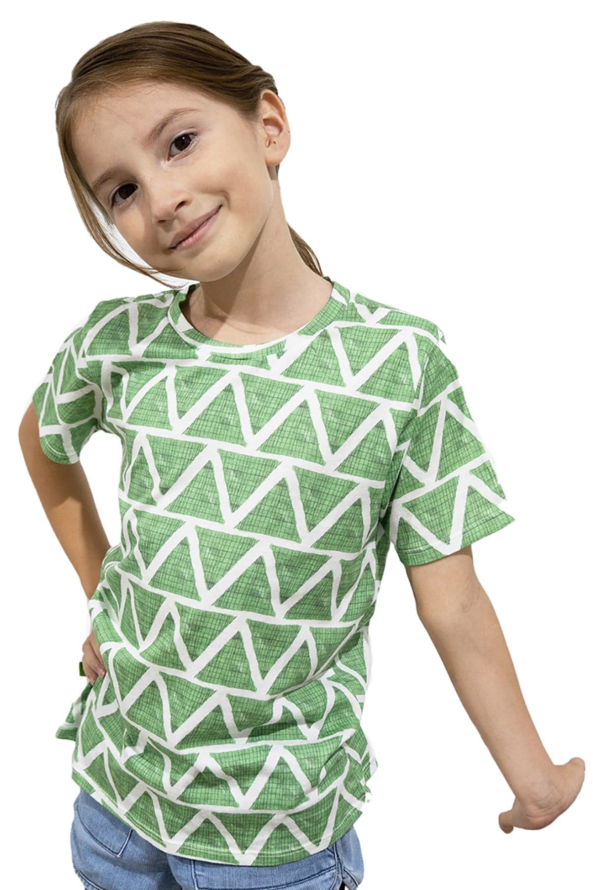 Kids Organic Cotton T-shirt - DOLLAR BILLS - Fabric Junkies