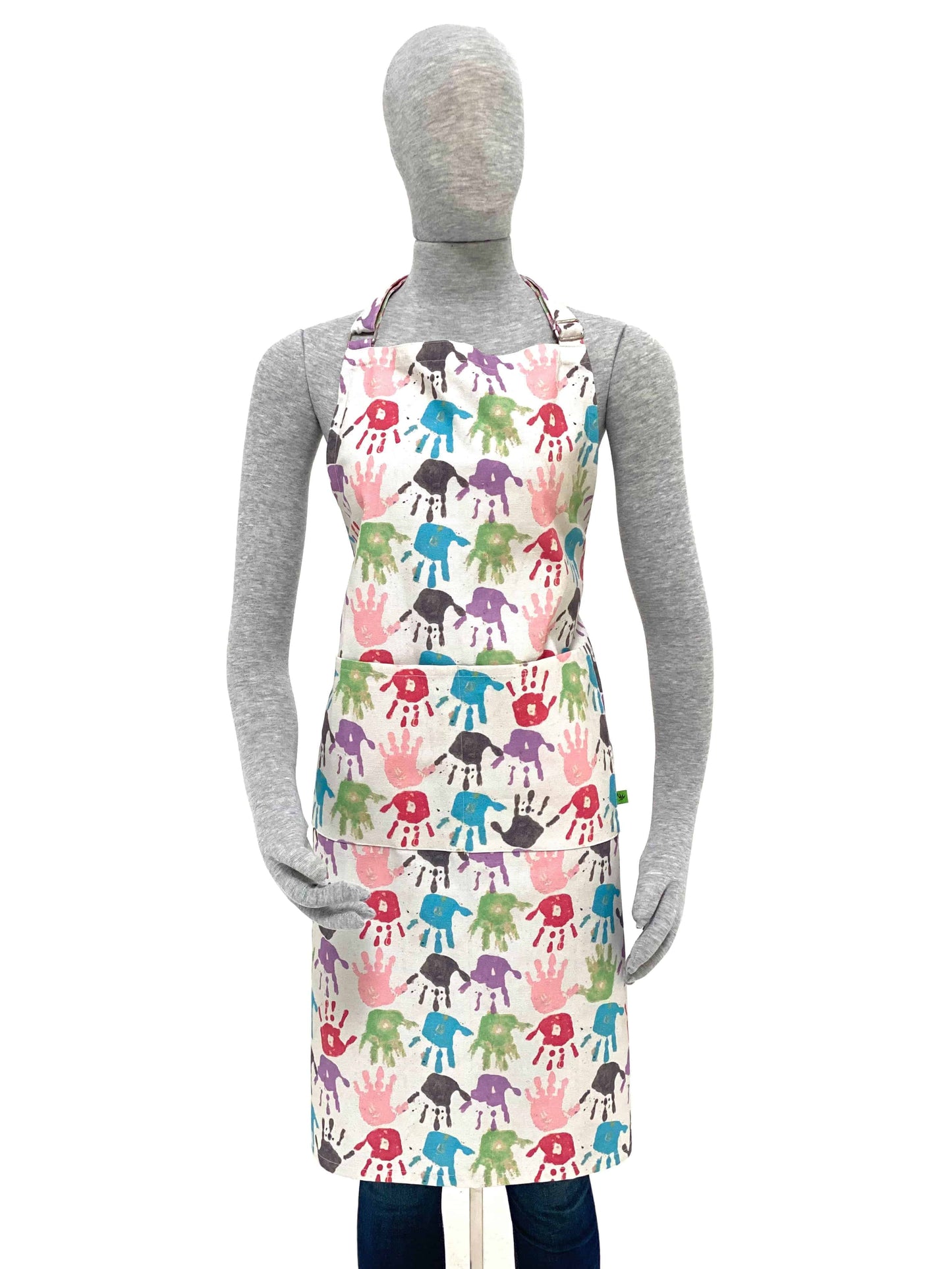 Cotton Apron / HANDPRINTS - Fabric Junkies