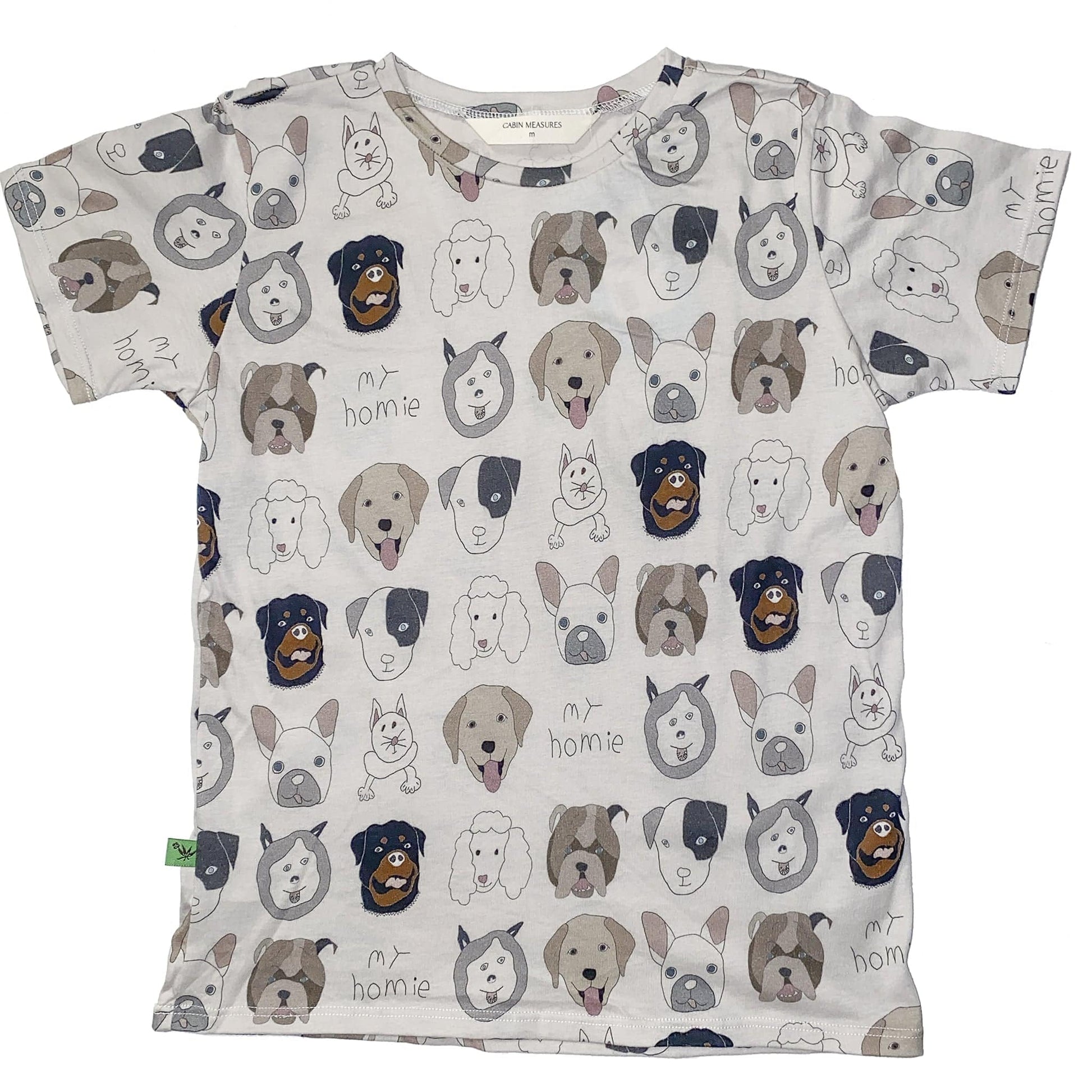 Kids Organic Cotton T-shirt - MY HOMIES - Fabric Junkies