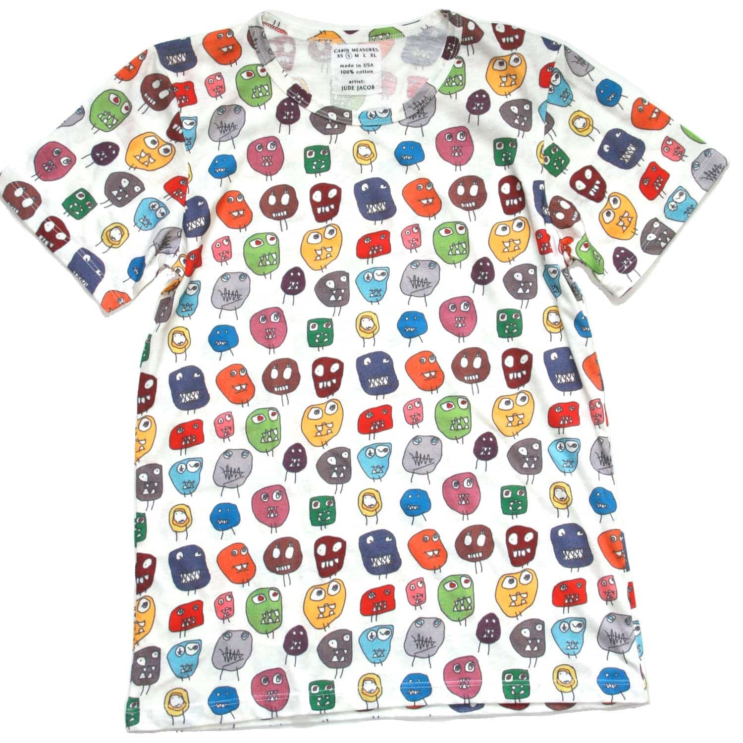 Monster Cotton T-shirt - Fabric Junkies