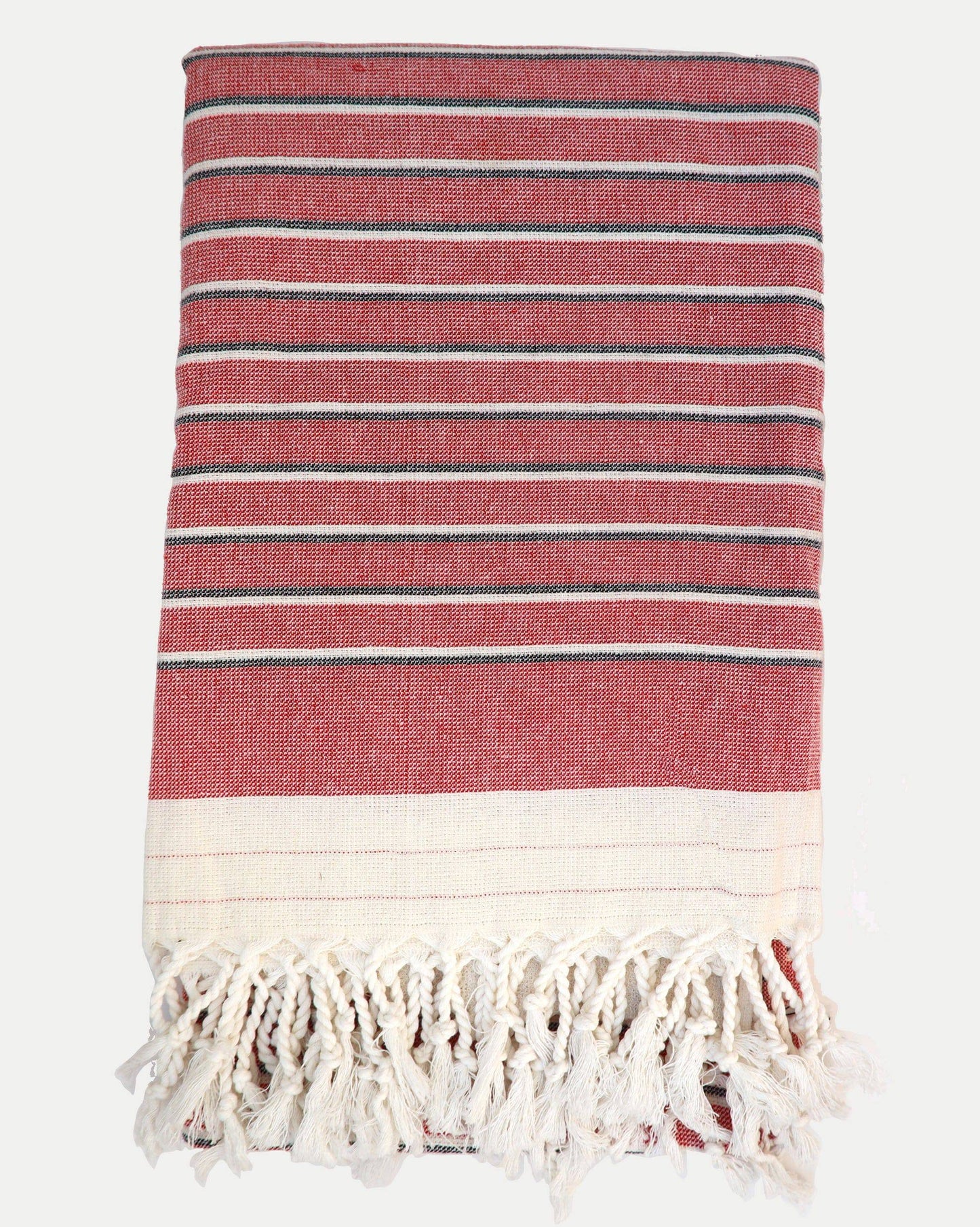 Turkish Terrycloth Towel - NANTUCKET STRIPE - Fabric Junkies