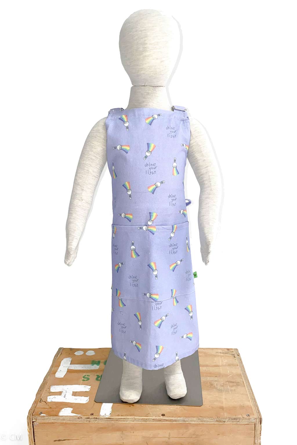 Mommy and Me Aprons - Matching Apron Set - Shine Your Light Cotton Apron Set - Fabric Junkies