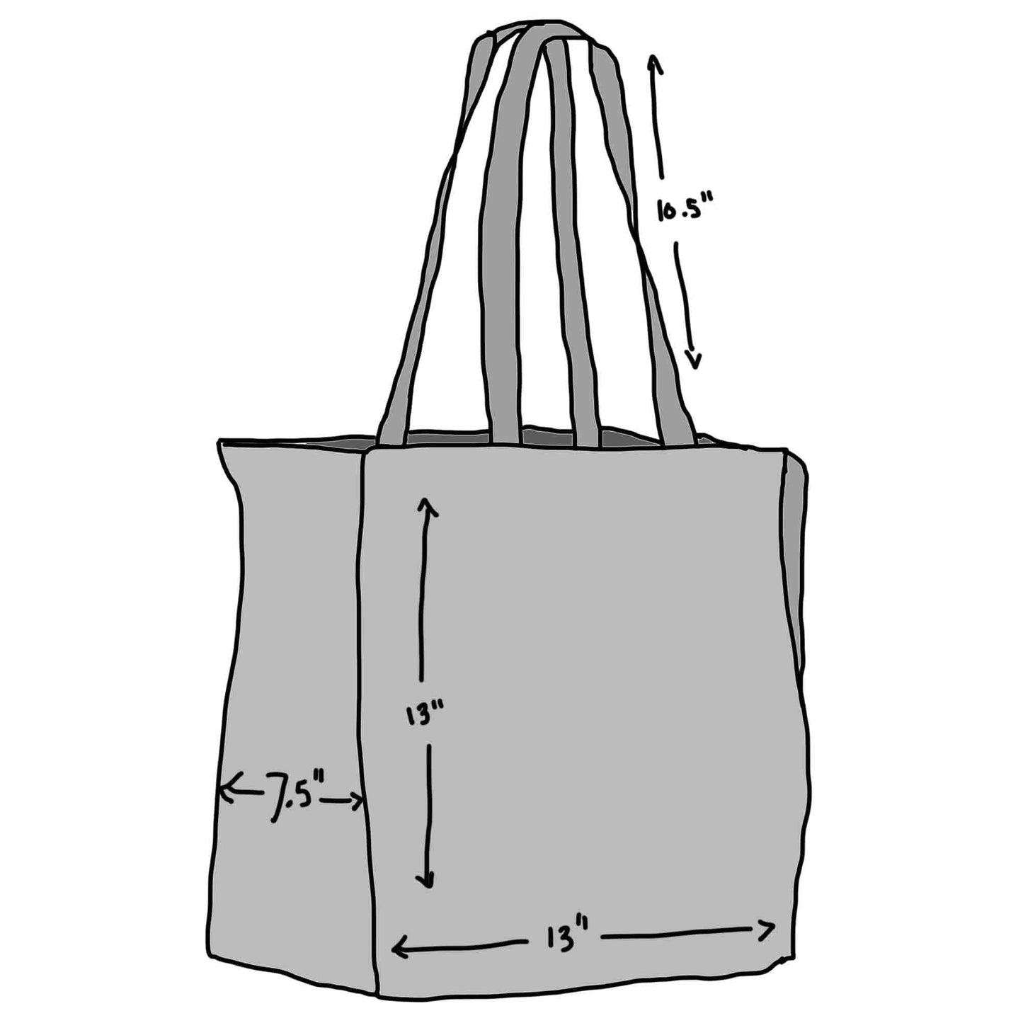 Canvas Tote Bag - MY HOMIES - Fabric Junkies