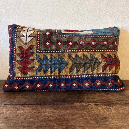 Vintage Turkish Kilim Pillow - ARROWS