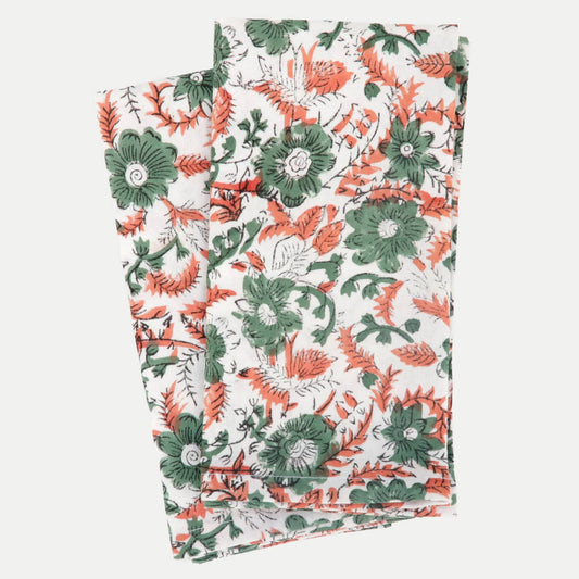 Cotton Cloth Napkin Set - WILDFLOWER - Fabric Junkies